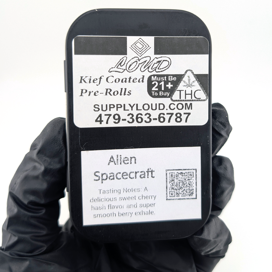 Alien Spacecraft Kief Coated Pre-Rolls 5 Pack