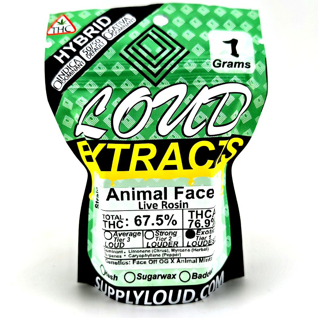 Animal Face - 67.5% Live Rosin Concentrate