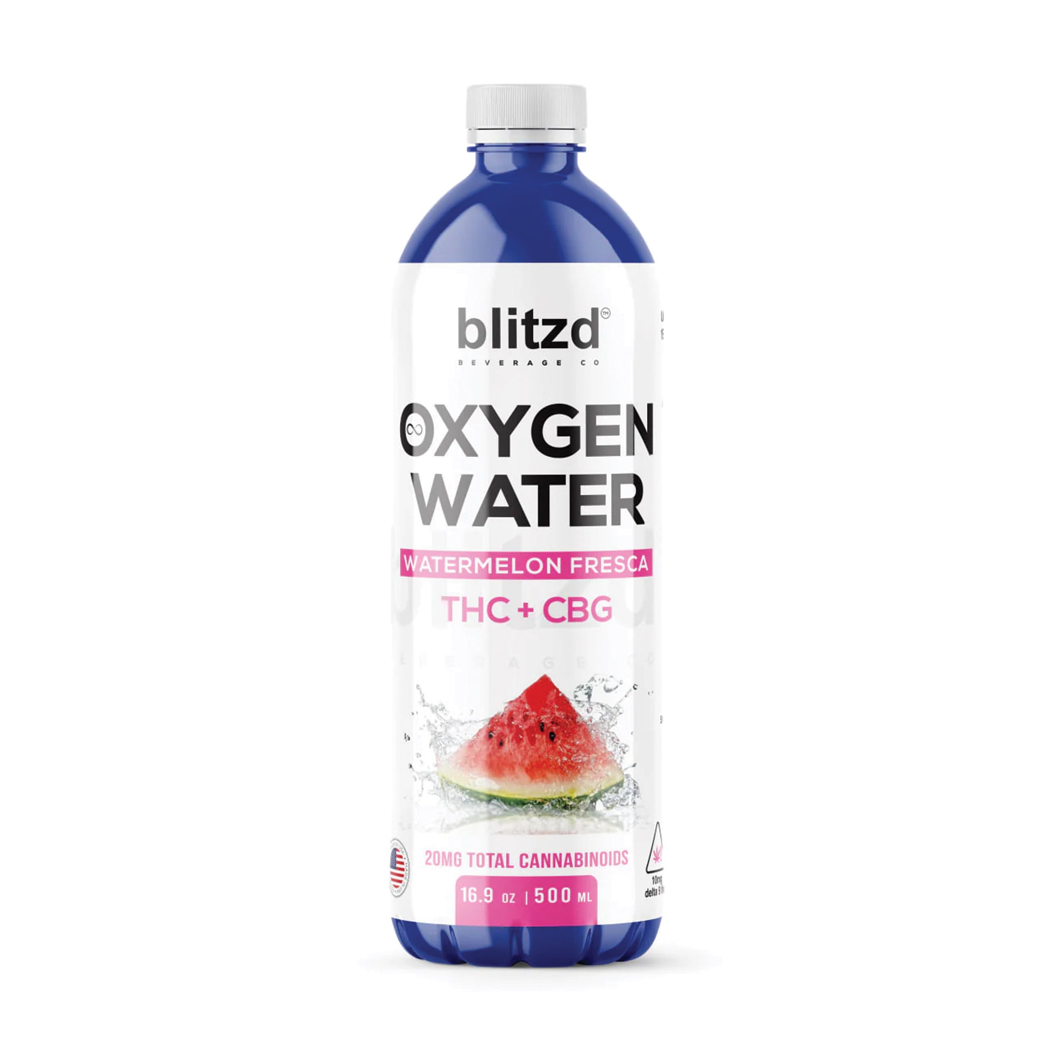 Blitzd Oxygen Water- THC + CBG