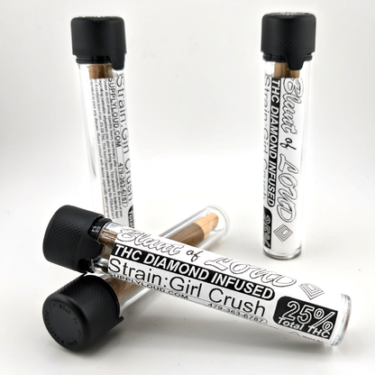 Girl Crush- 25.0%- Diamond Infused Pre-Rolled blunt