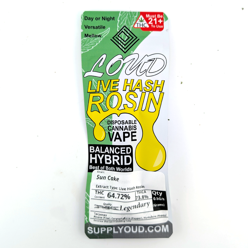 Sun Cake - Live Hash Rosin Disposable Vape