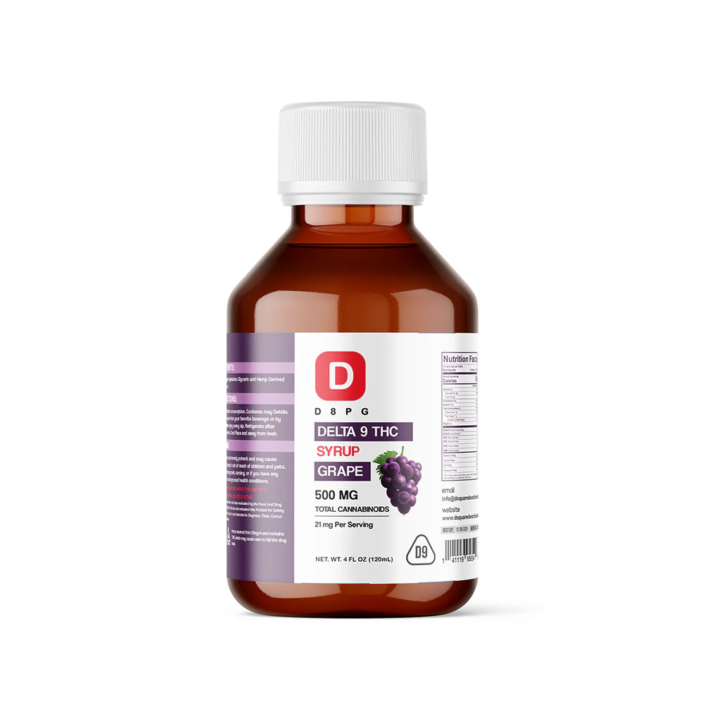 Delta 9 THC Syrup - 500MG - Grape