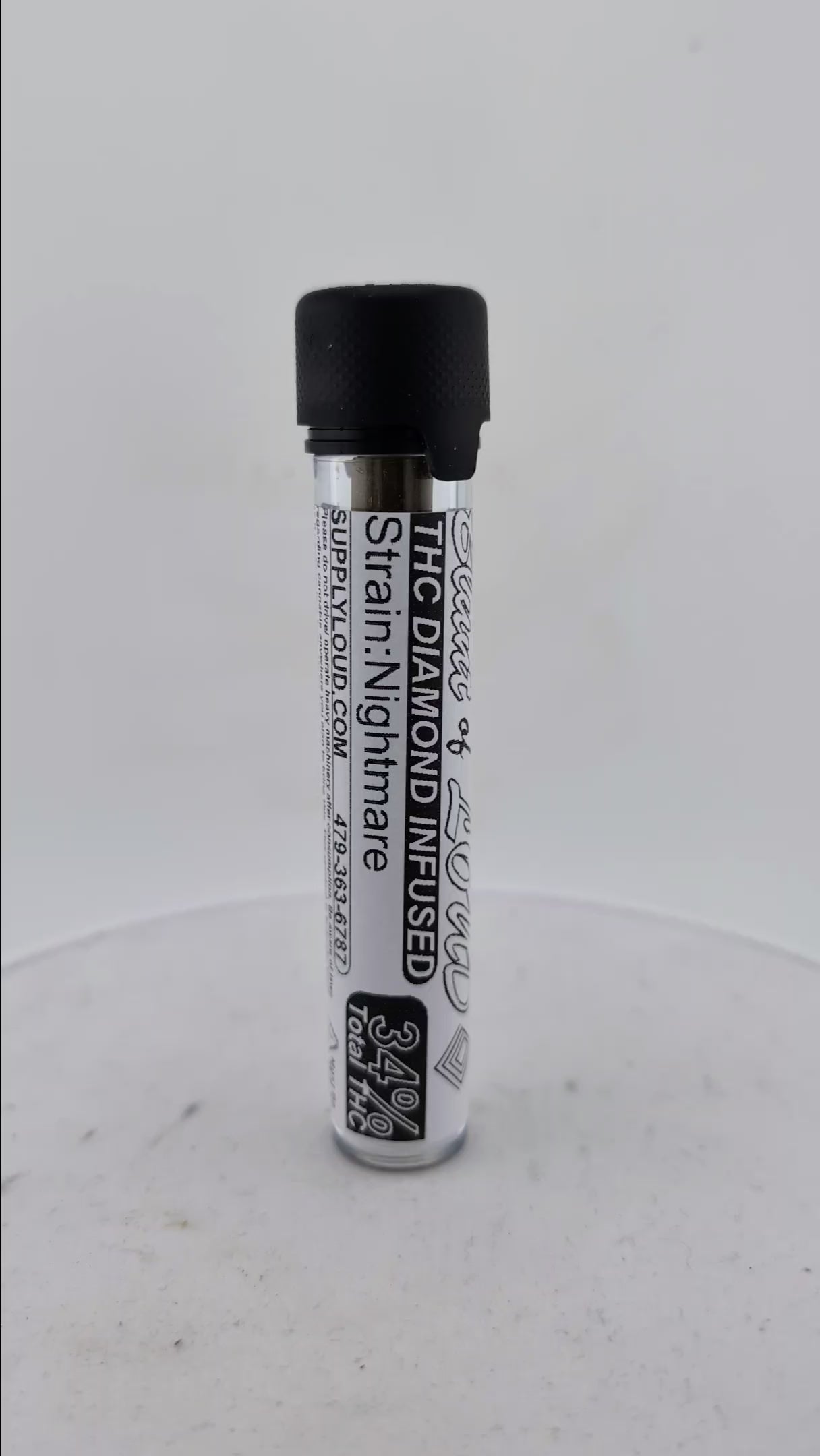 Nightfire- 34.8%- Diamond Infused Pre-Rolled blunt