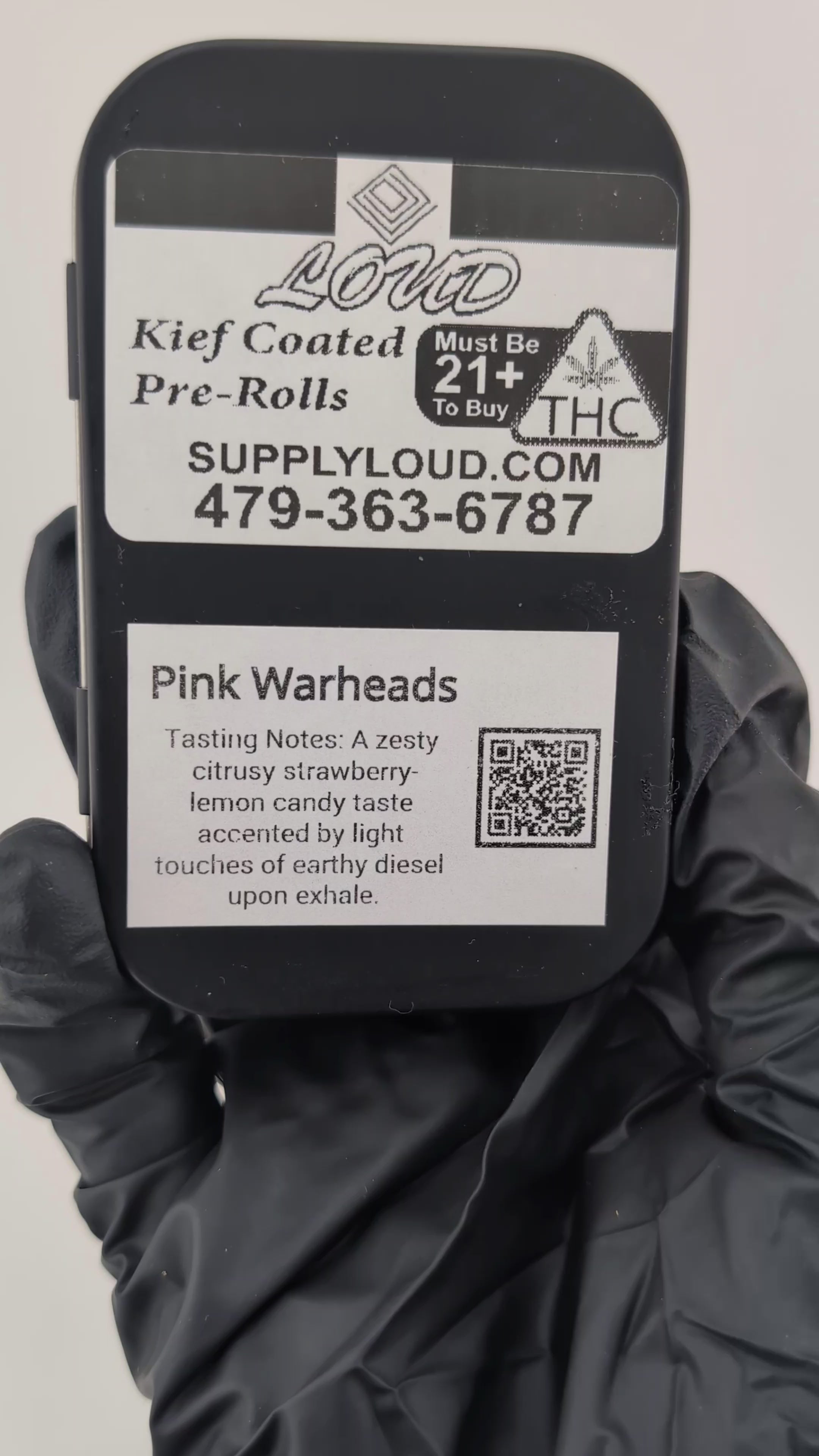 Pink Warheads Kief Coated Pre-Rolls 5 Pack