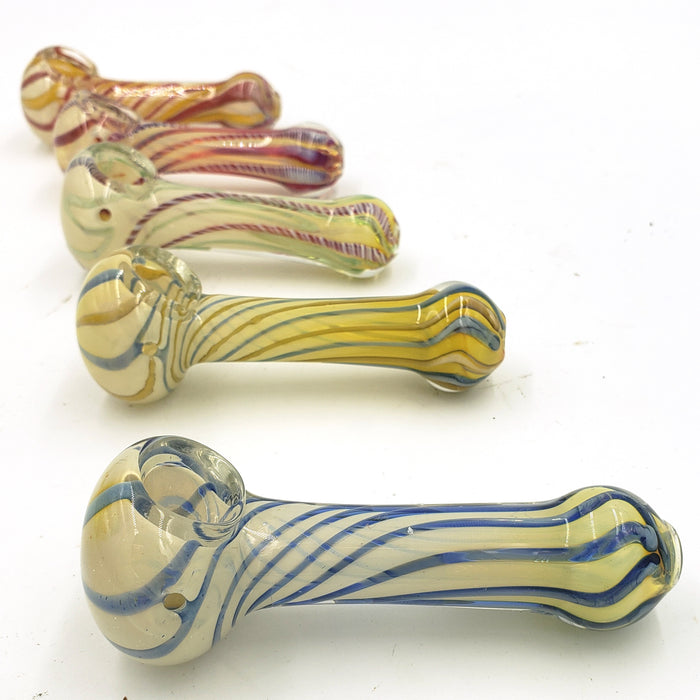 Swirl Frosted Large Hand Pipe