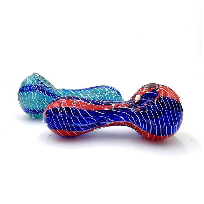 3.5" Tusting Color Art Heavy Glass Hand Pipe