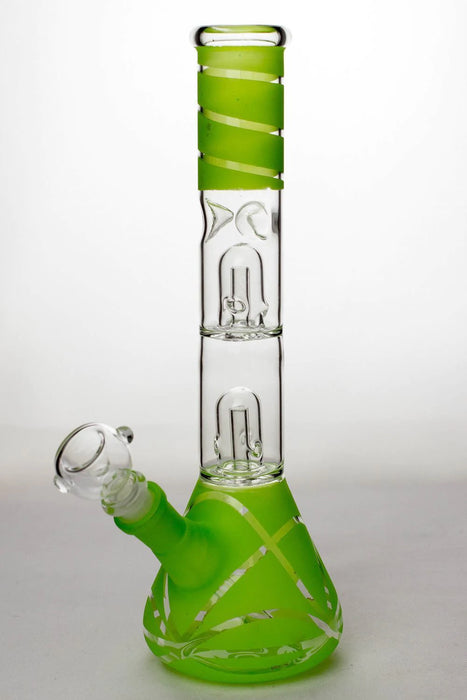 Double Dome Perc Water Pipe