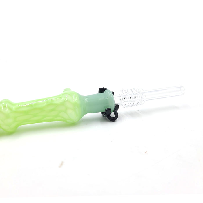 Short Glass Nectar Collector with Glass Tip
