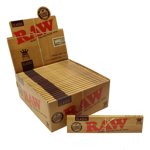 RAW King Sized Slim Papers - Loud Supply